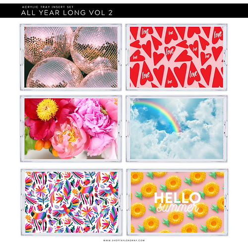 All Year Long Vol. 2 Tray Inserts