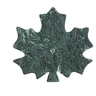 Green Leaf Marble Serving Board