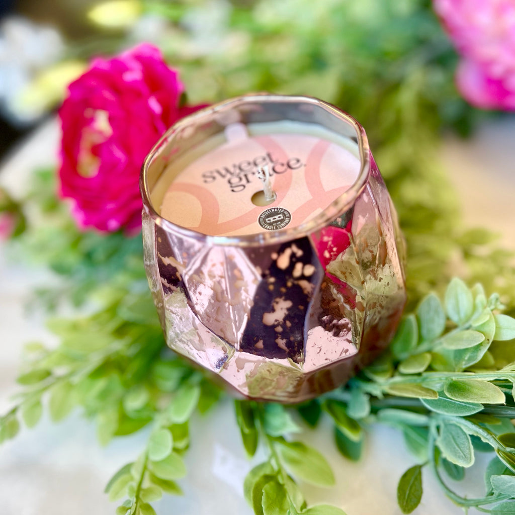 Sweet Grace Pink Mercury Jar Candle