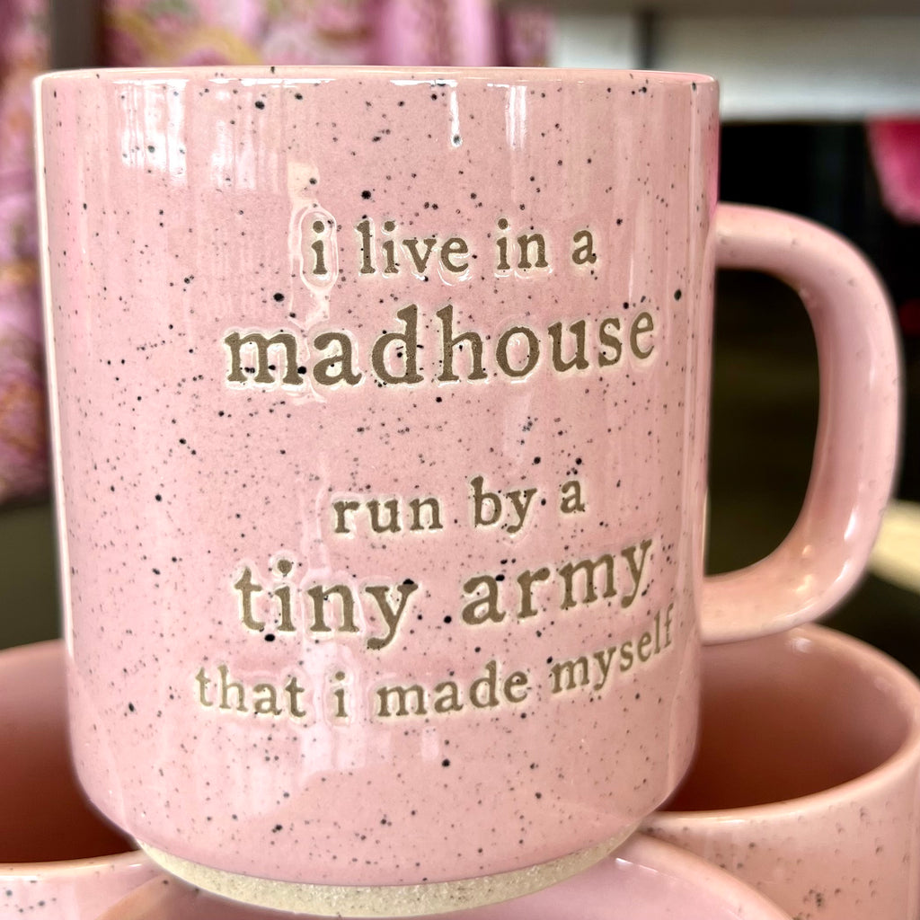 Madhouse Mom Pink Mug