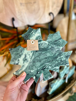 Leaf Marble Serving Board