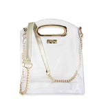 Cooper Clear & Gold Crossbody
