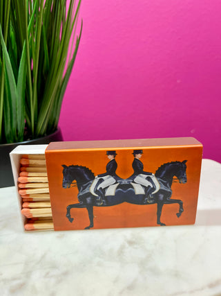 Orange Vintage Rider Matchbox