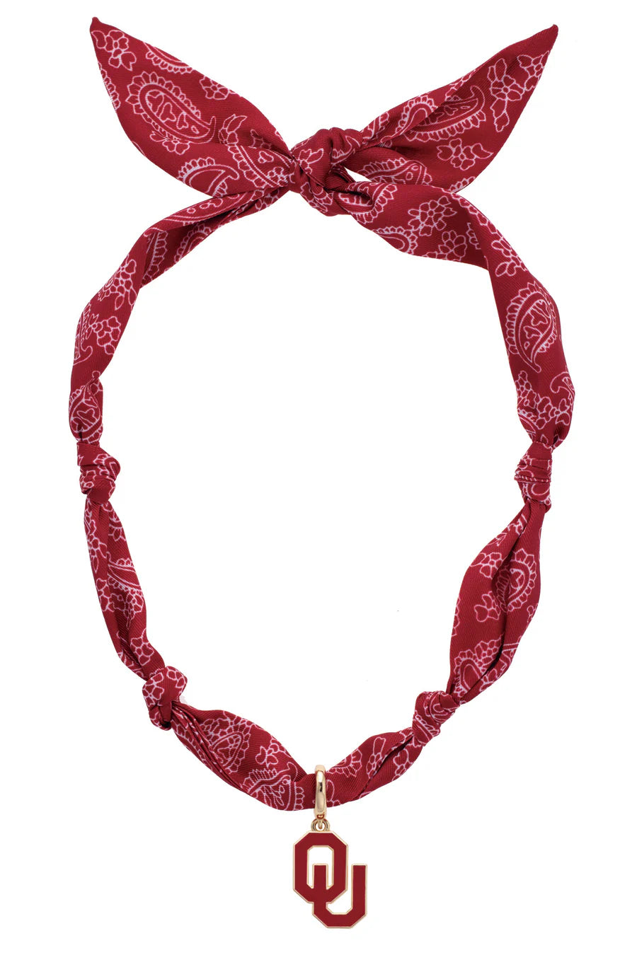 Oklahoma Sooners Scarf Necklace