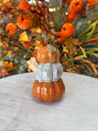 Stacked Pumpkins Toothpick Holders