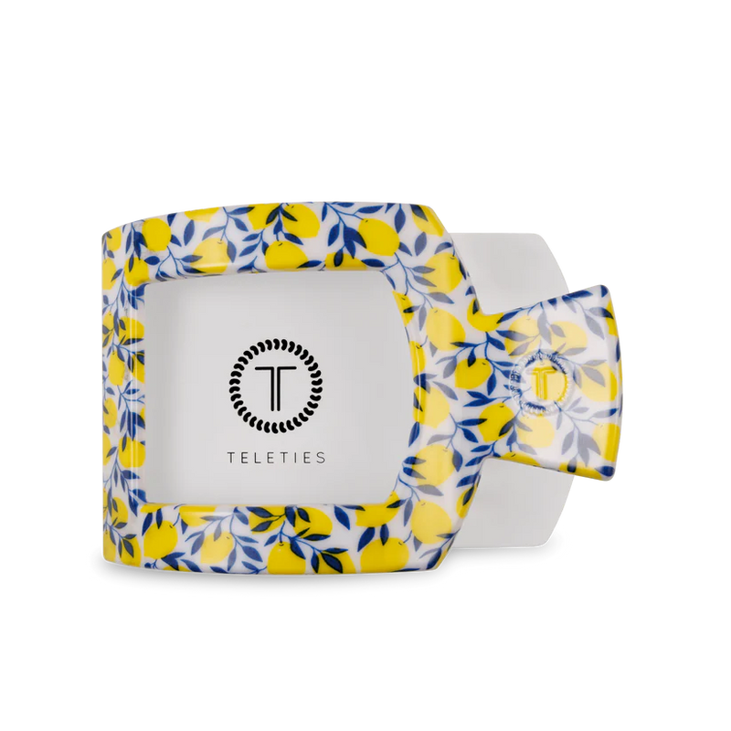 Limoncello Large Flat Square Teleties Clip