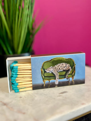 Sleeping Cheetah Matchbox