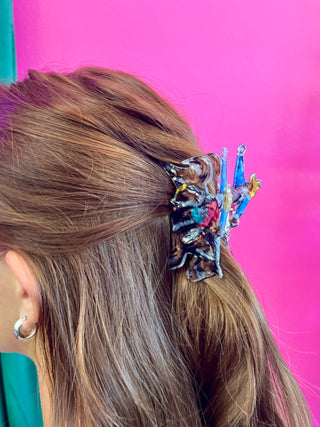 Bronc Rider Hair Clip