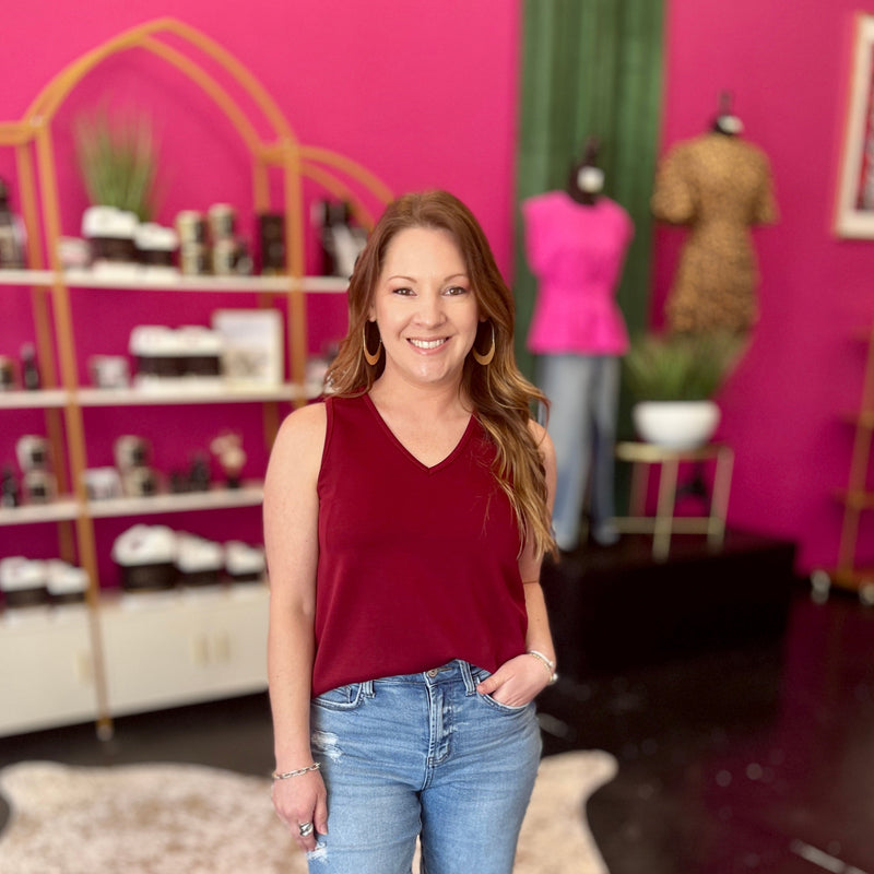 Maroon Essentials Skort