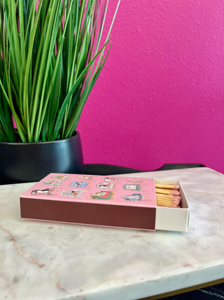 Sitting Dogs Matchbox