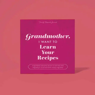Grandmother, I Want to Learn Your Recipes Book 