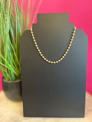 Gold Ball Necklace