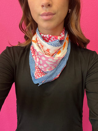 Wild Things Bright Print Wild Rag