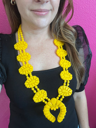 Sunflower Yellow Golden Hour Necklace