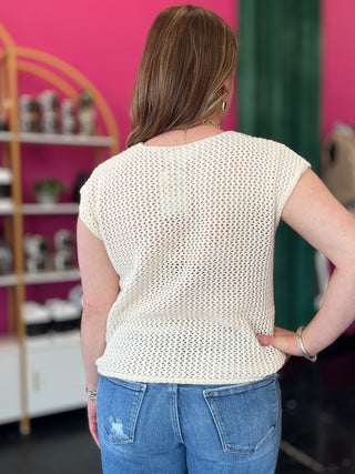 American Flag Crochet Top