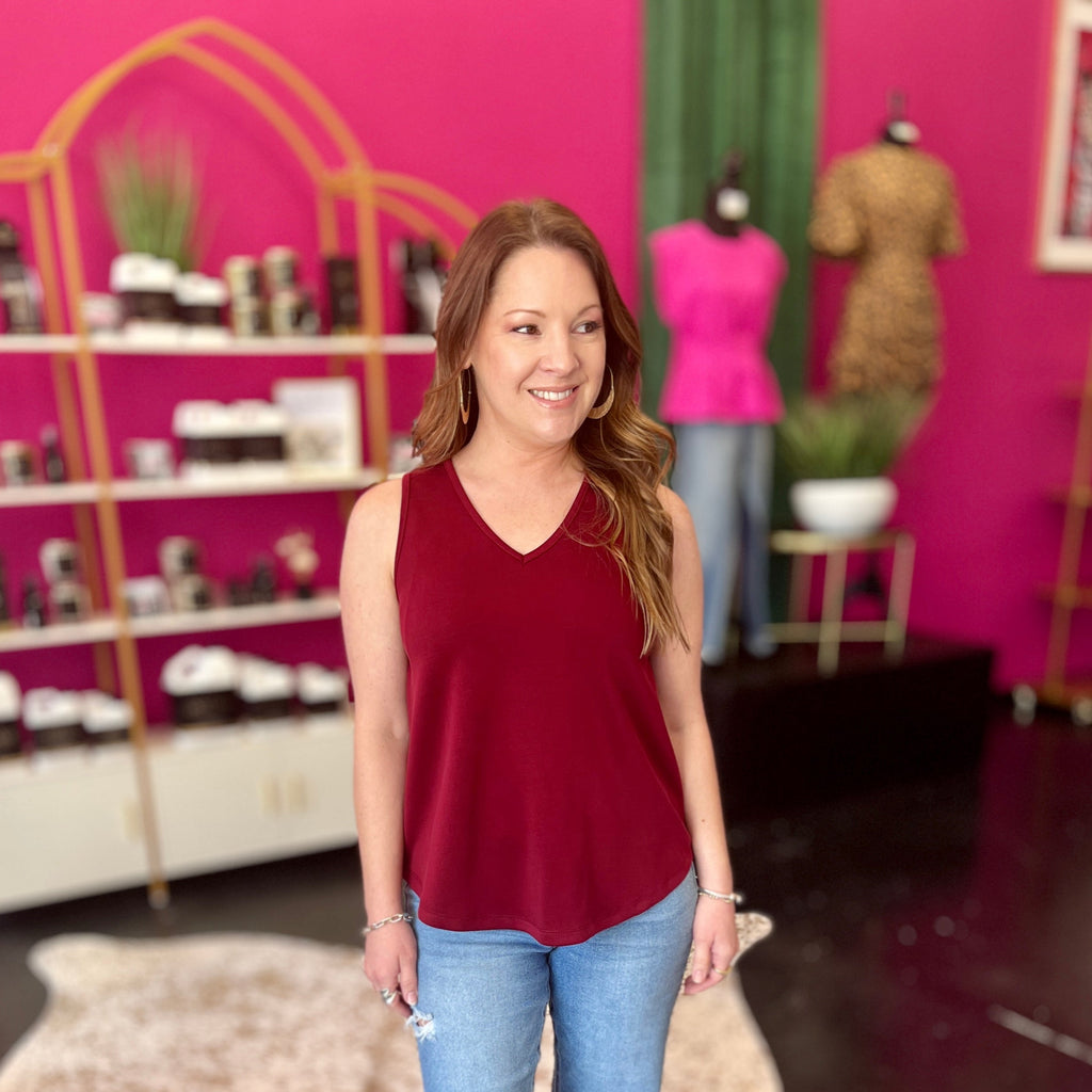 Maroon Essentials Skort