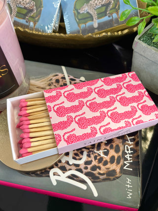 Pink Cheetah Matchbox