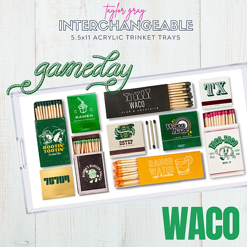 Gameday Waco Trinket Tray Insert Set