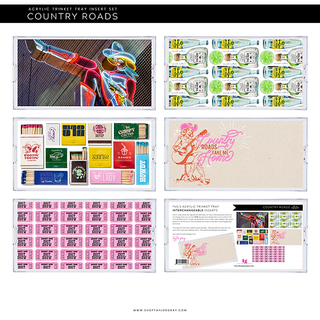 Country Roads Trinket Tray Insert Set