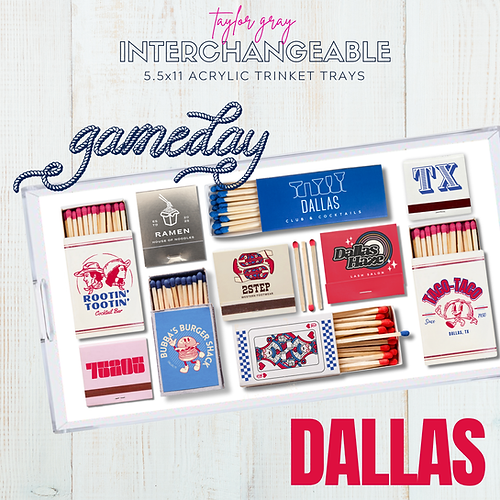 Gameday Dallas Trinket Tray Insert Set