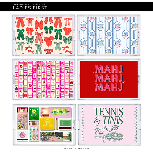 Ladies First Tray Inserts