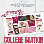 Gameday College Station Trinket Tray Insert Set
