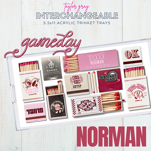 Gameday Norman Trinket Tray Insert Set