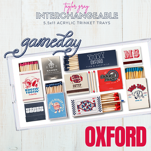 Gameday Oxford Trinket Tray Insert Set