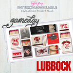 Gameday Lubbock Trinket Tray Insert Set