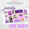 Gameday Ft Worth Trinket Tray Insert Set