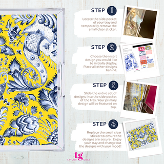 Eclectic Bright Tray Inserts