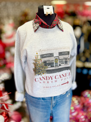 Navy Plaid Bling Collar Bib