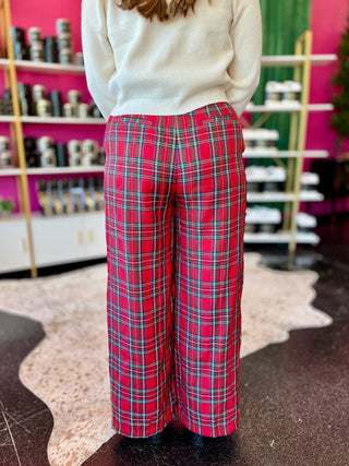 Red Tartan Plaid Pants