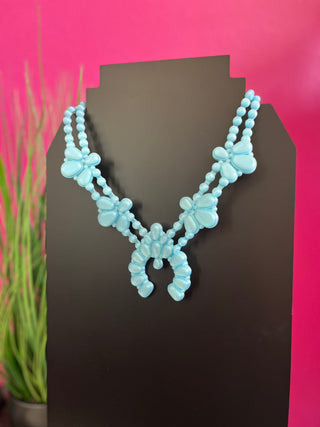 Denim Dreams Night Bloom Necklace