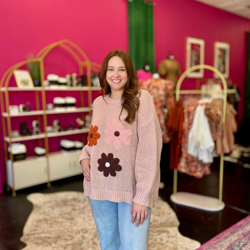 Farley Flower Sweater
