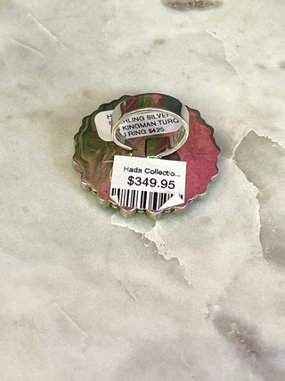 Hada Collection Authentic Turquoise Circle Ring