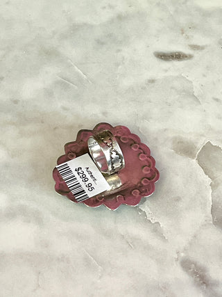 Authentic Turquoise Heart Ring