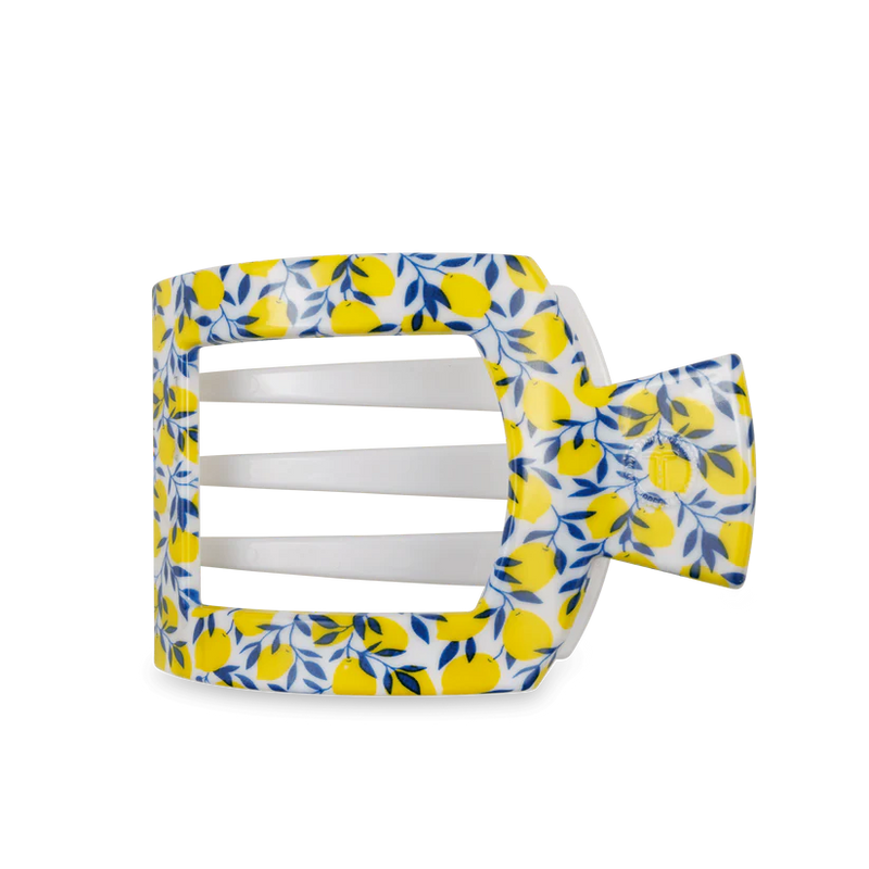 Limoncello Large Flat Square Teleties Clip