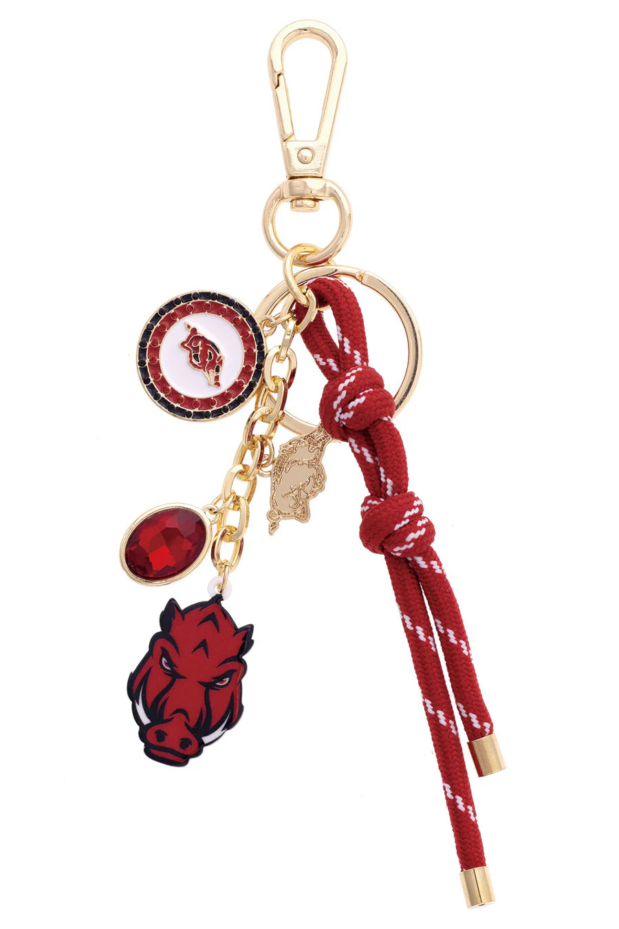 Arkansas Razorbacks Bag Charm