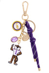 LSU Tigers Bag Charm