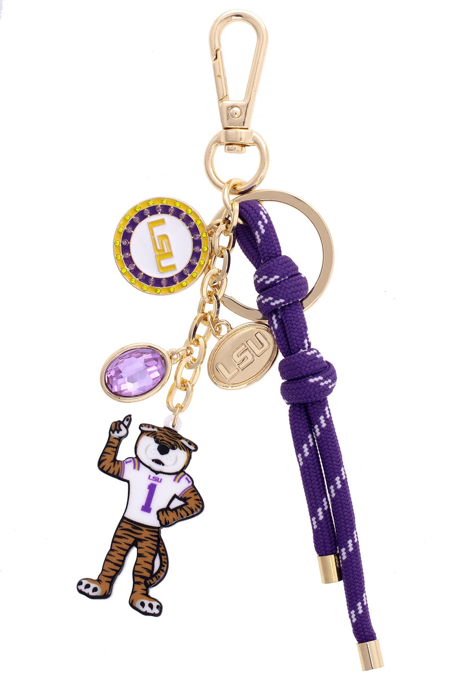 LSU Tigers Bag Charm