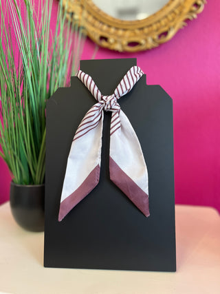 Maroon Striped Twilly