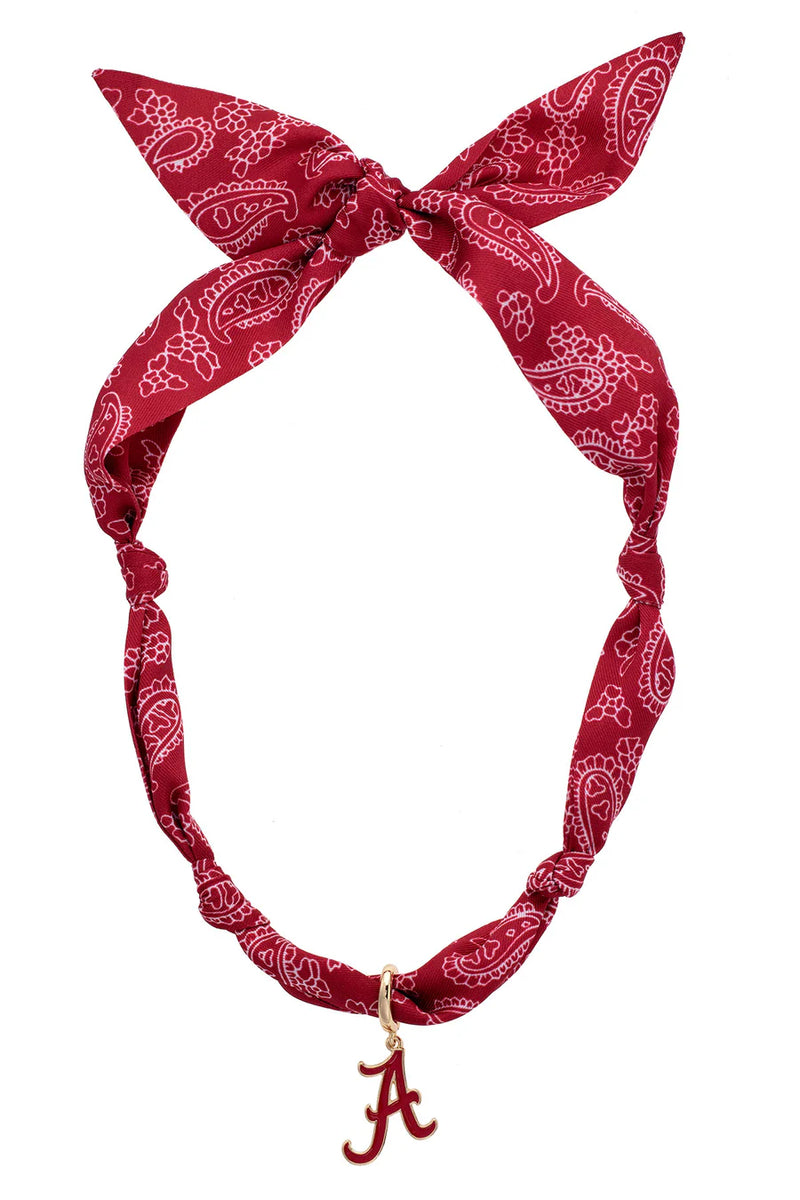 Alabama Crimson Tide Scarf Necklace