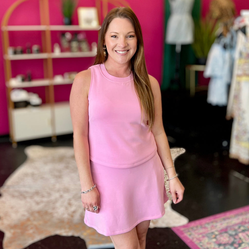 Candy Pink Essentials Sleevless Top