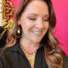 LNL Crystal Bee & Coin Pyrite Necklace