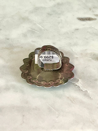 Authentic Turquoise Heart Ring