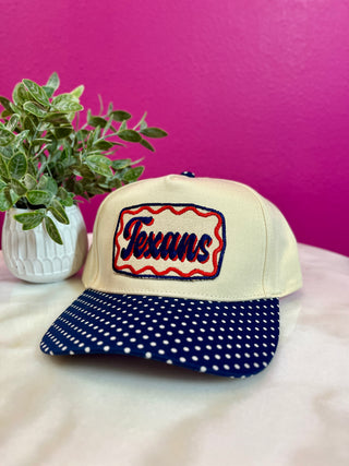 Texans Polka Dot Baseball Hat