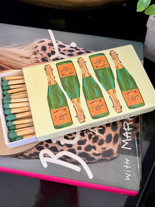 Multiple Champagne Bottles Matchbox