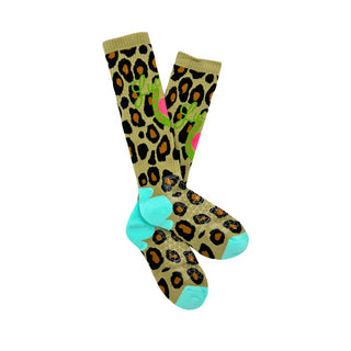 Lucky Leopard Boot Sock By Lucky Chuck