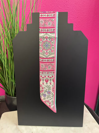 Pink & Mint Floral  Twilly